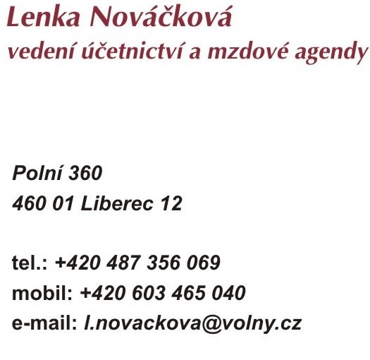 Lenka Novkov - veden etnictv a mzdov agendy